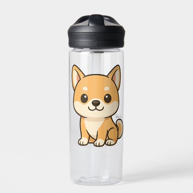 Shiba Inu Water Bottle (Front)