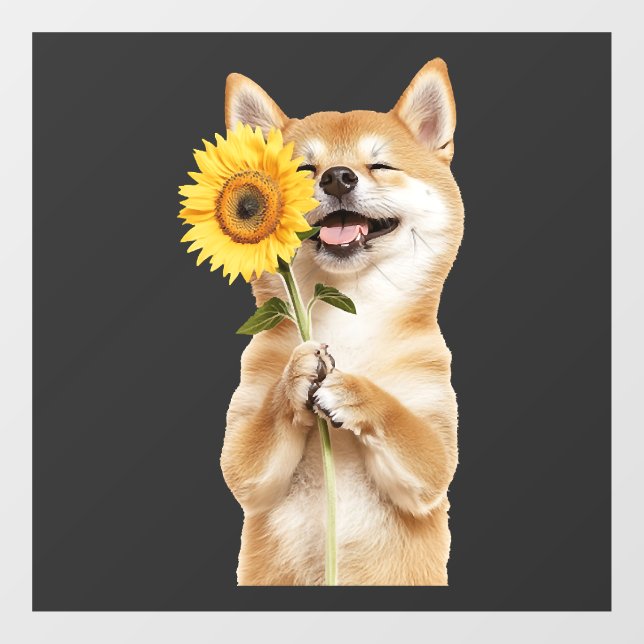 Shiba Inu   Window Cling (Sheet)