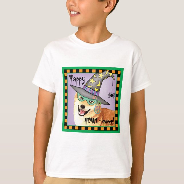 Shiba Inu Witch T-Shirt (Front)