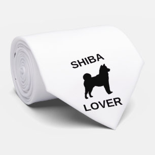 shiba lover tie