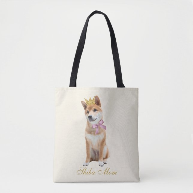 Shiba Mum Tote Bag (Front)