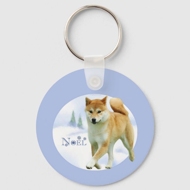 Shiba Noel Key Ring (Front)