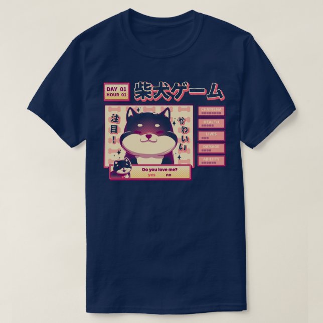 Shiba Novel  T-Shirt (Design Front)