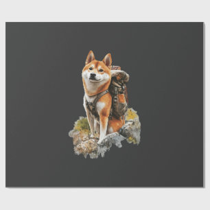Shiba Pitbull Inu Wrapping Paper