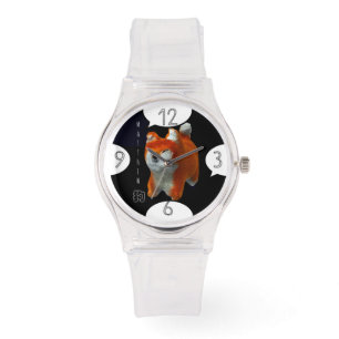 Shiba Puppy 3D Art Dog Year Birthday Name W Watch