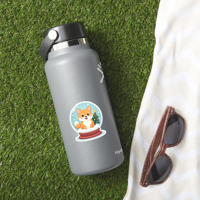 Shiba Snow Globe (HydroFlask Insitu)
