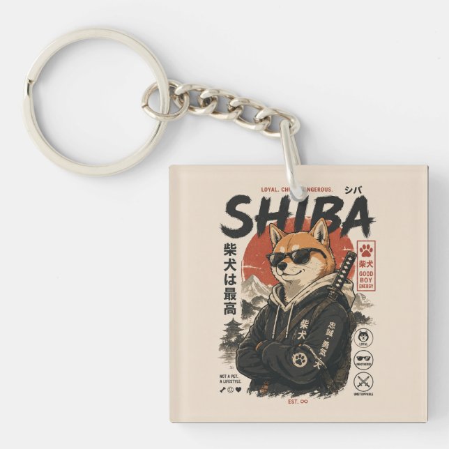 SHIBA THE PROTECTOR KEY RING (Front)