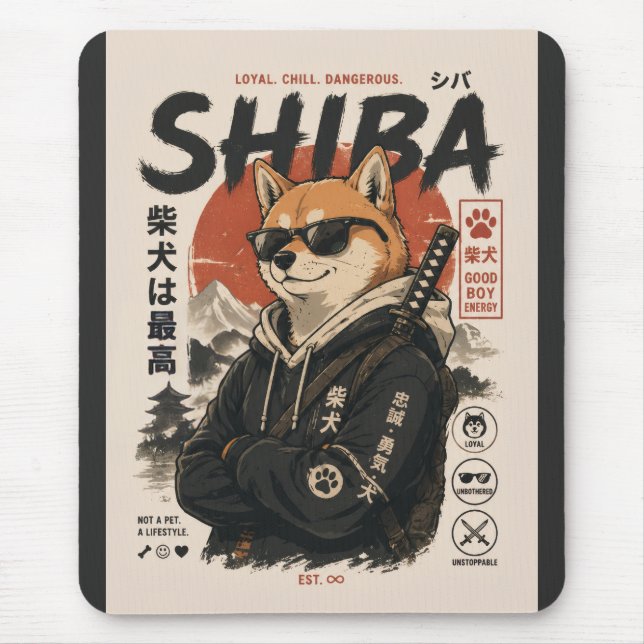 SHIBA THE PROTECTOR MOUSE MAT (Front)
