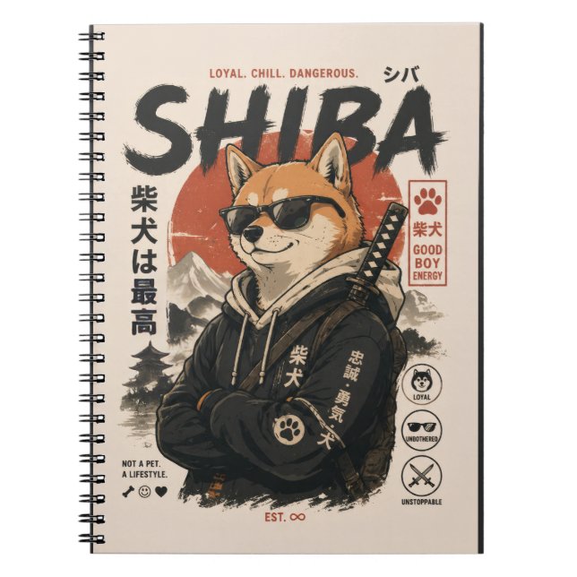 SHIBA THE PROTECTOR NOTEBOOK (Front)