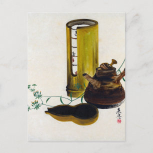 Shibata Zeshin Sencha Tea Set Postcard