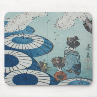 Shibata Zeshin's Cherry Blossom Spring Viewing Mouse Mat
