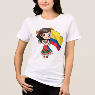 Shibi T-Shib T-Shirt Fun Printing Fashion Art Tri-Blend Shirt