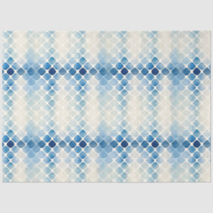 Shibori Blue Japanese Textile Art No 12 Tissue Paper