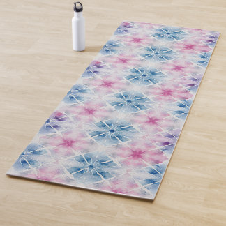 Shibori Blue Tie Dye Japan Traditional Pattern 11 Yoga Mat