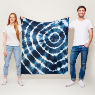 Shibori Fleece Blanket