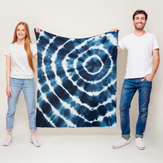 Shibori Fleece Blanket