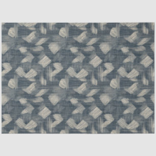 Shibori Tie Dye Indigo Japanese Brush Art 1 Tissue Paper