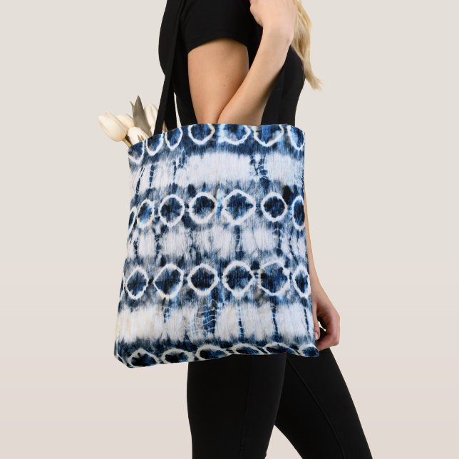 Shibori Tote Bag (Close Up)