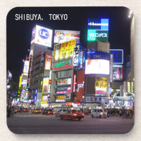 Shibuya City Lights Night in Tokyo Japan