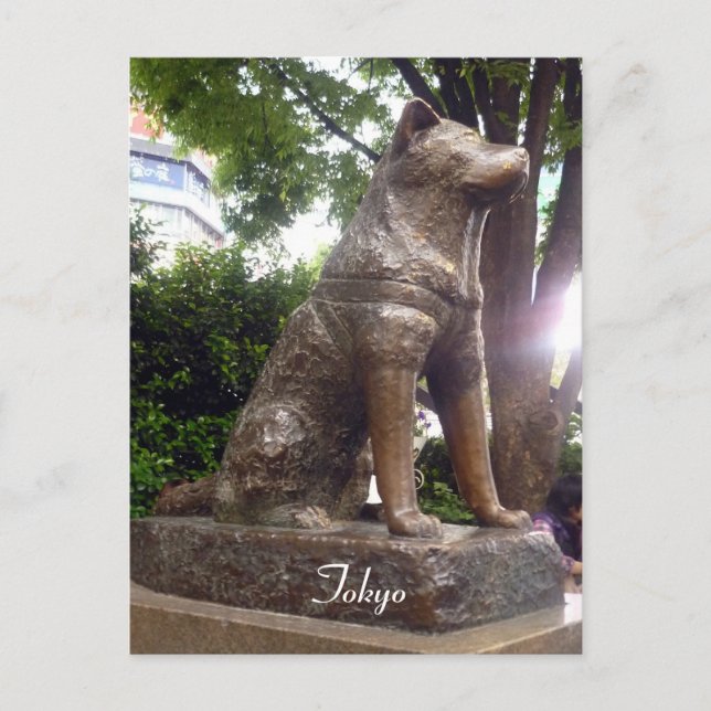 shibuya hachiko postcard (Front)