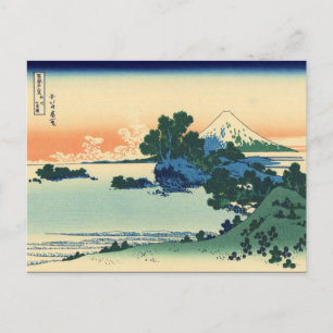 Shichiri beach in Sagami Province (by Hokusai) Postcard