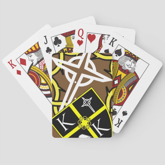 Shield and Cross Playing Cards (Back)
