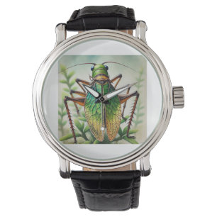 Shield Backed Katydid 230924IREF220 - Watercolor Watch