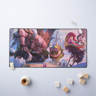 Shield Bearer Gaming Desk Mat Tank Champions