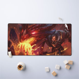 Shield Bearer Gaming Desk Mat Tank Champions
