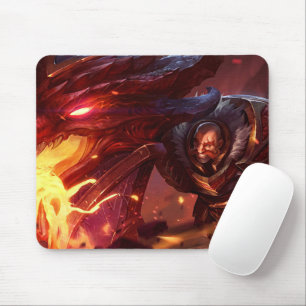 Shield Bearer Gaming Mousepad Warrior themed Pad