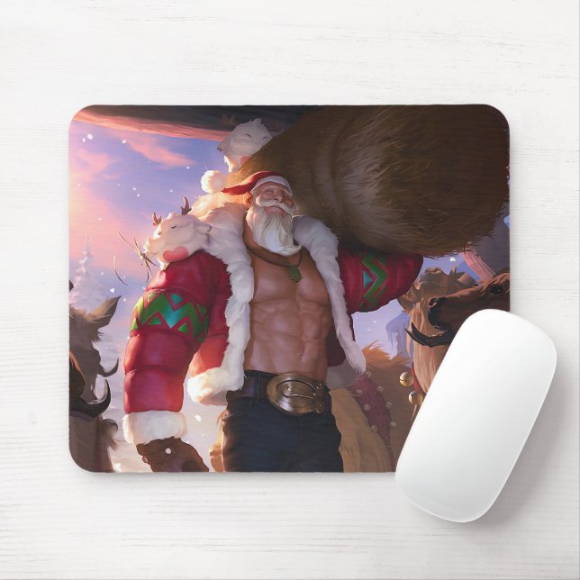Shield Bearer Gaming Mousepad | Warrior themed Pad (With Mouse)