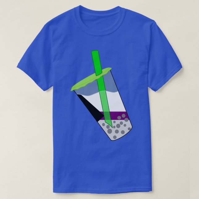 Shield Boba Tea T-Shirt (Design Front)