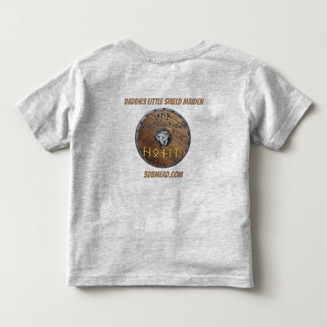 Shield Maiden Toddler T-shirt (Back)