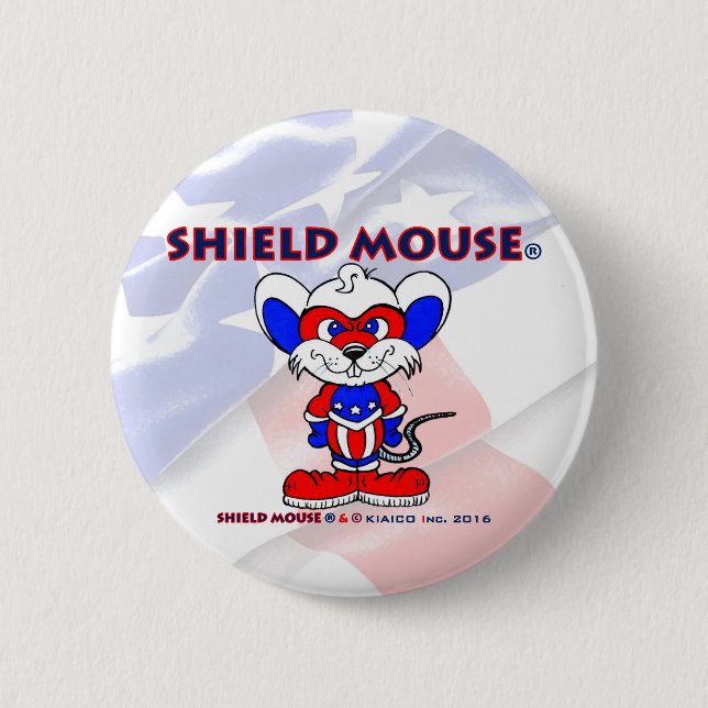 SHIELD MOUSE Classic U.S.A. Button 2016 (Front)