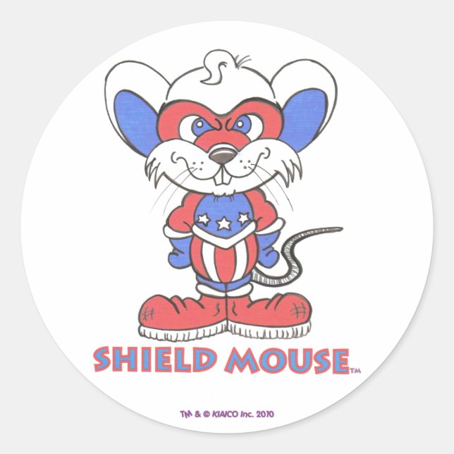 SHIELD MOUSE Sticker (Front)