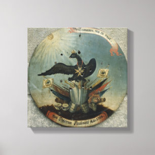 Shield of a Prussian officer, 1764 Canvas Print