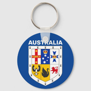 Shield of arms of Australia Key Ring