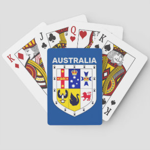 Shield of arms of Australia Playing Cards