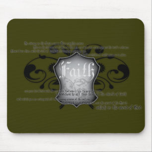 Shield of Faith (armour of God) mousemat