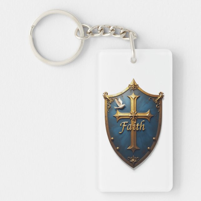 Shield of Faith Key Ring (Front)