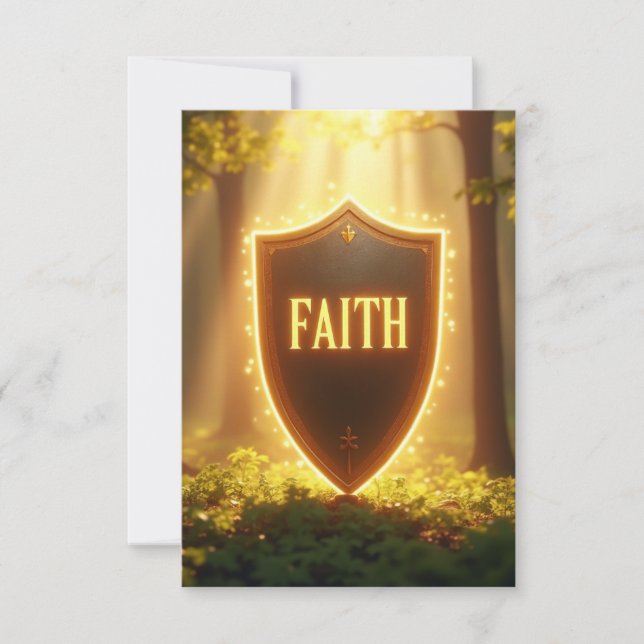 Shield of Protection Meditation Card (Front)