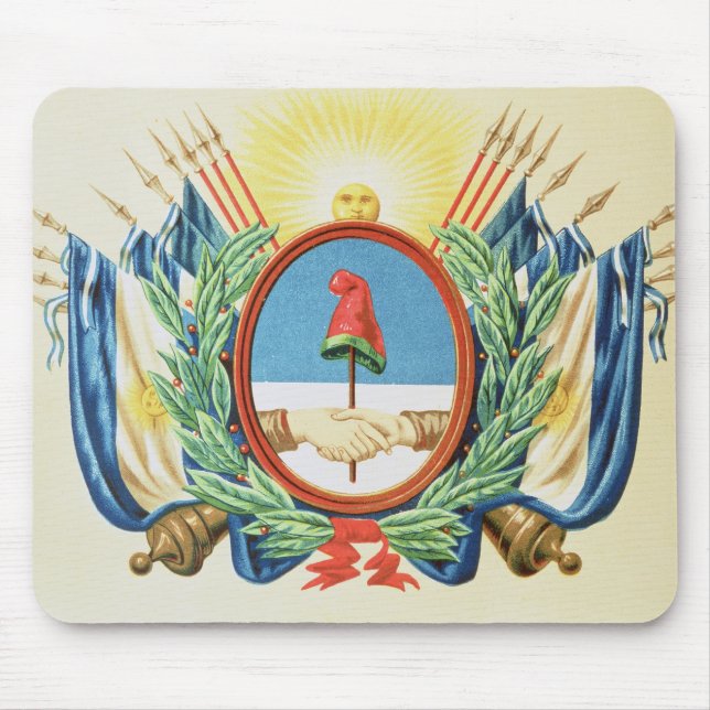 Shield of the Confederation of Argentina Mouse Mat (Front)