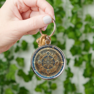 Shield of Warding Protection Sigil Key Ring