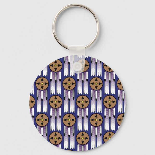 Shield Swatch Key Ring (Front)