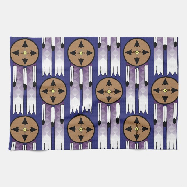 Shield Swatch Tea Towel (Horizontal)