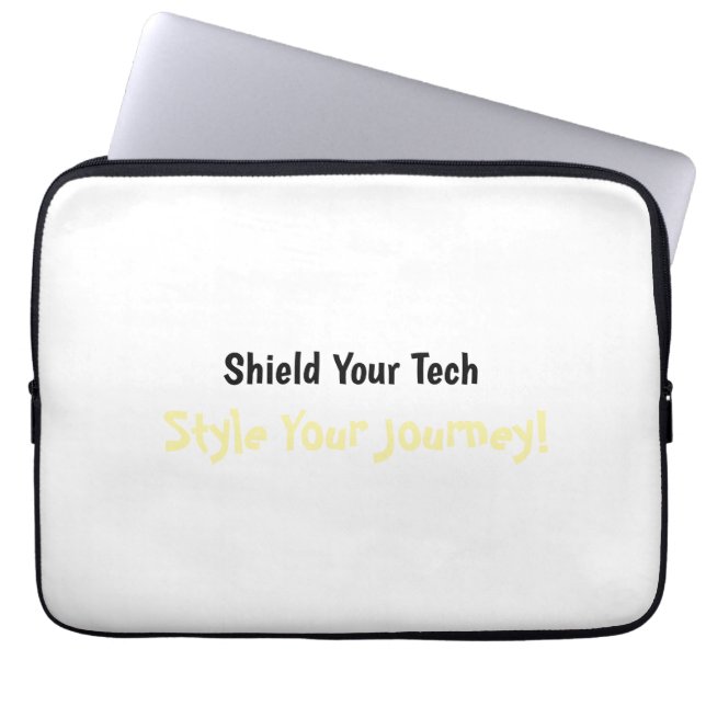 Shield Your Tech, Style Your Journey! Laptop Sleeve (Front)