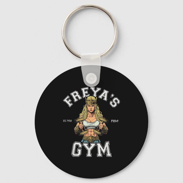 Shieldmaidens Gym Fa's Gym - Norse Goddess Workout Key Ring (Front)