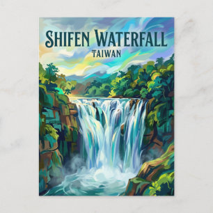 Shifen Waterfall Taiwan Postcard