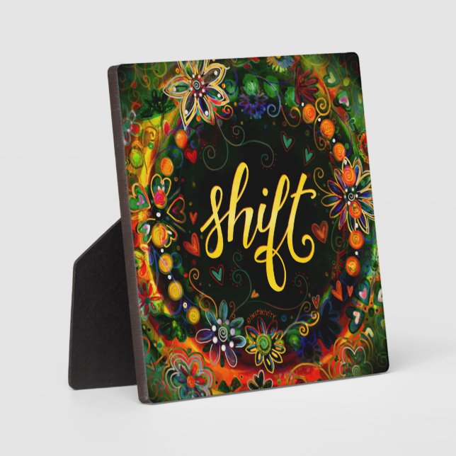 “Shift'’ ONE WORD Inspirivity Plaque (Front)