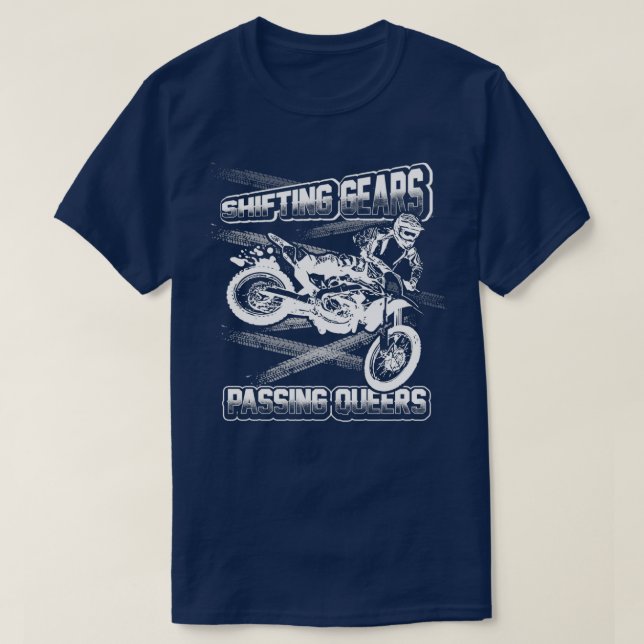 Shifting gears Passing queers T-Shirt (Design Front)